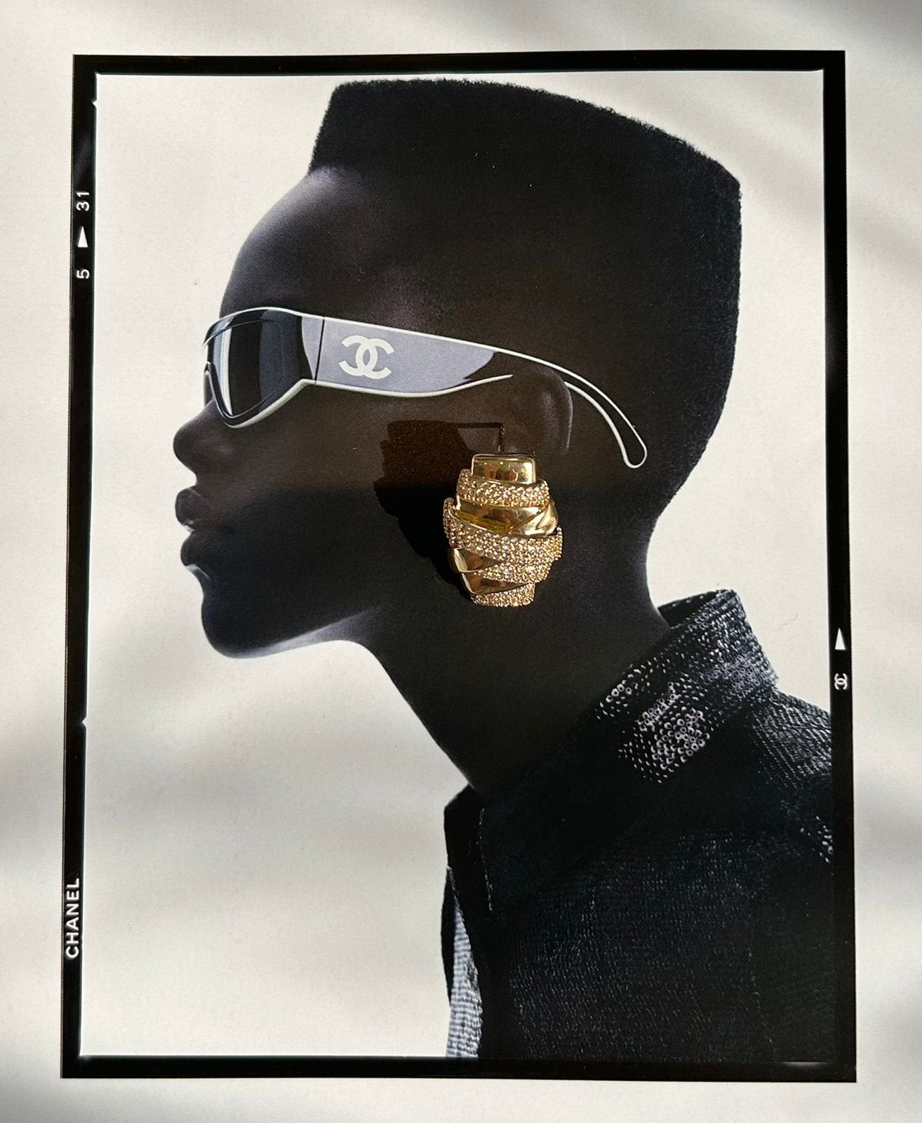 Brinco Croissant Banho Ouro