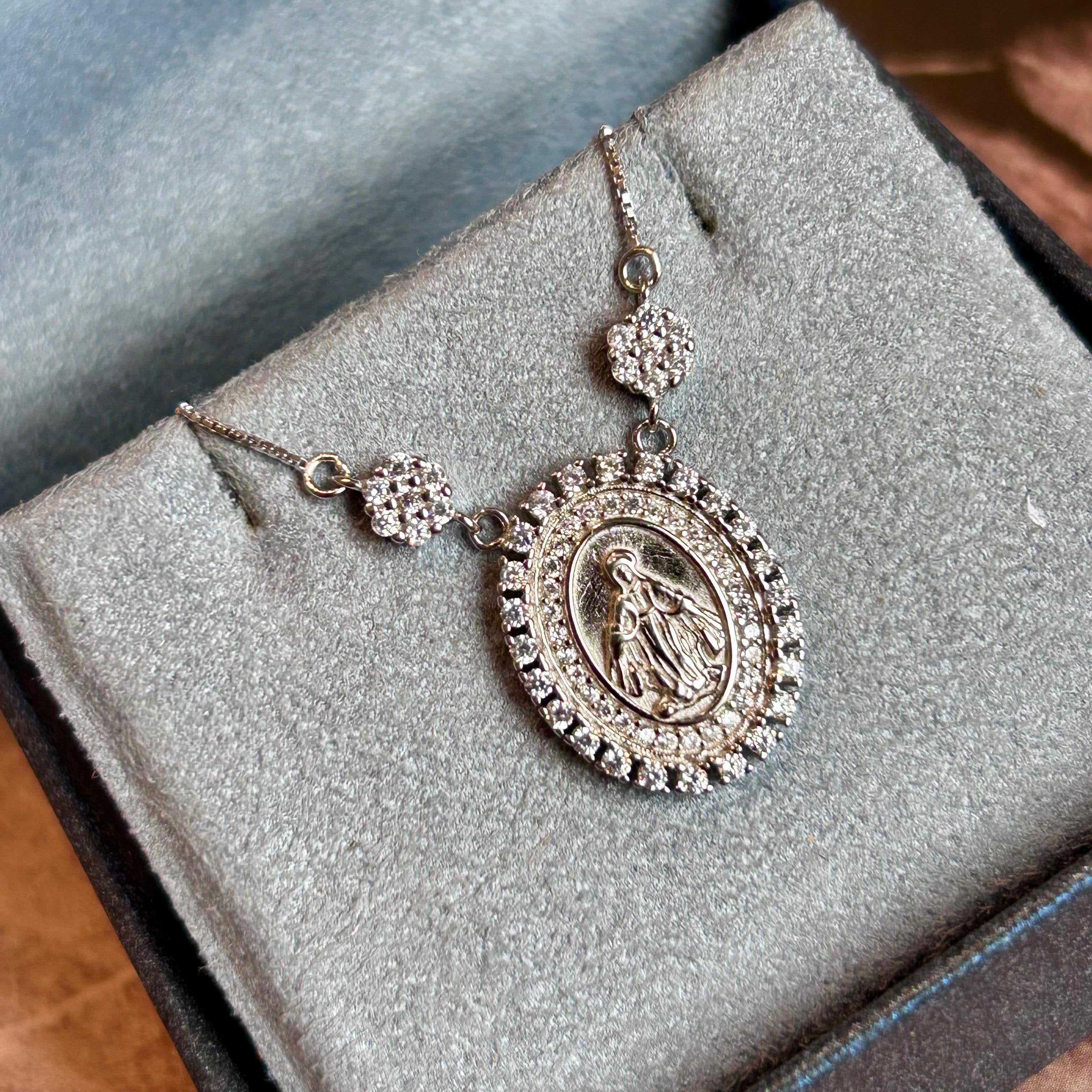 Medalha Nsra Das Graças Prata925