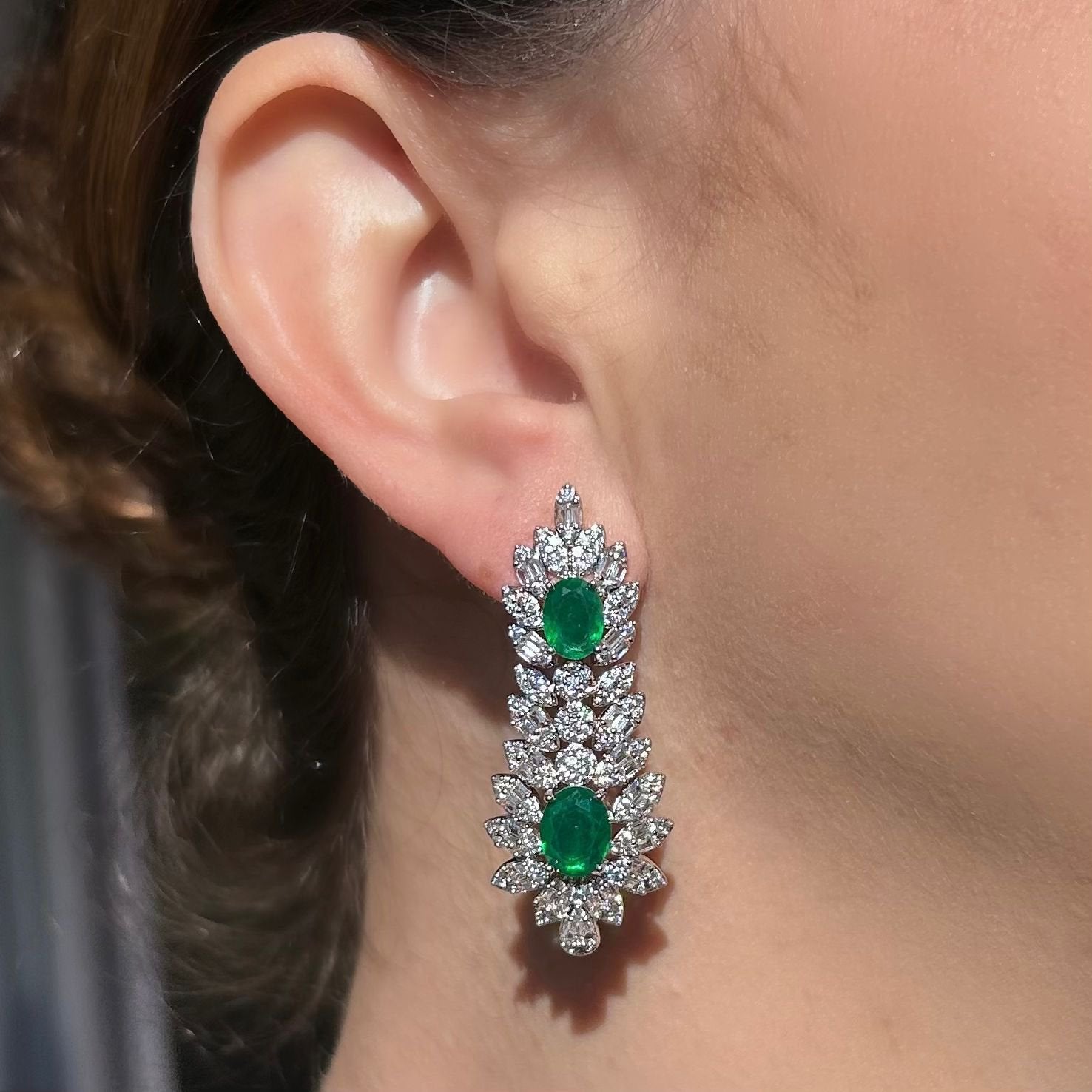 Brinco Lucy Verde Esmeralda