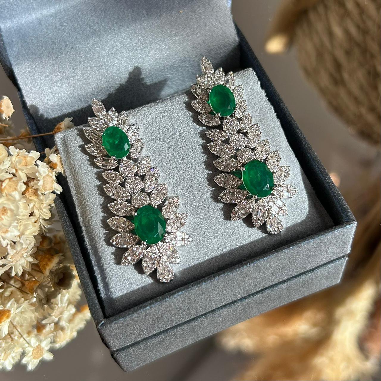 Brinco Lucy Verde Esmeralda