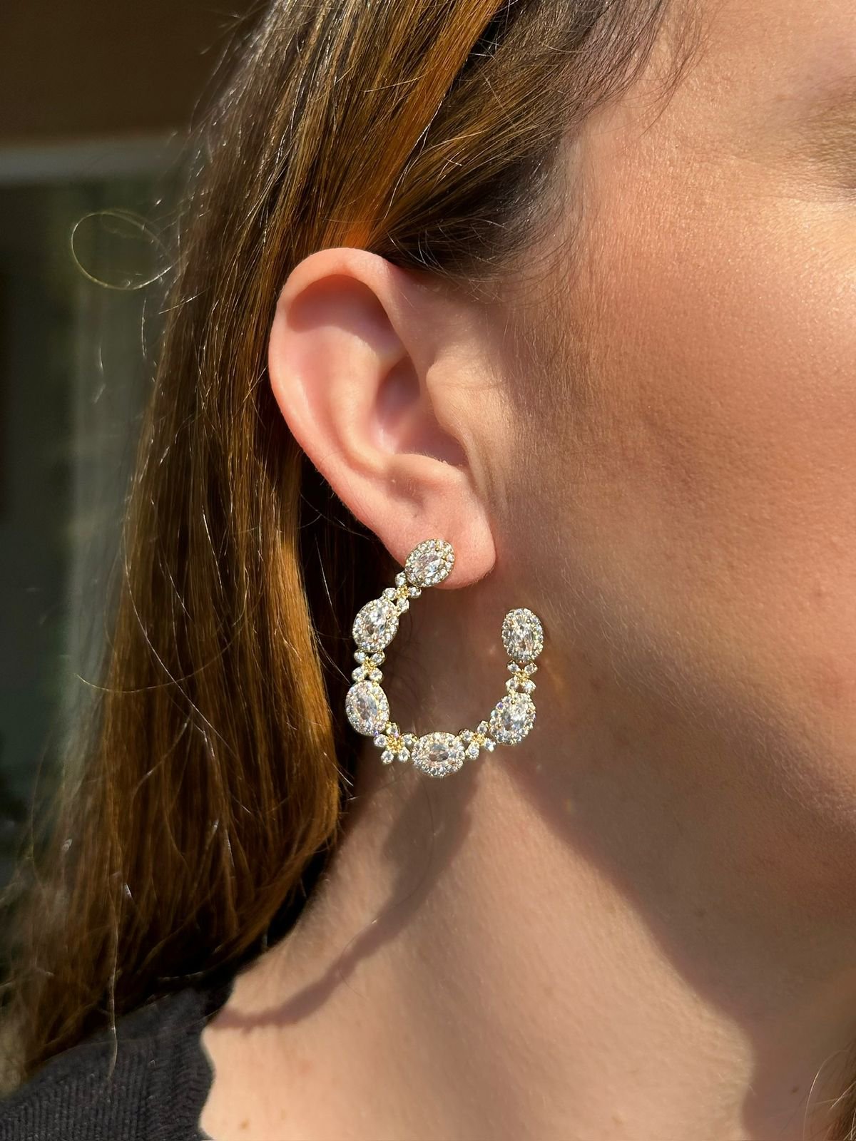 Brinco Argola Frontal Ouro