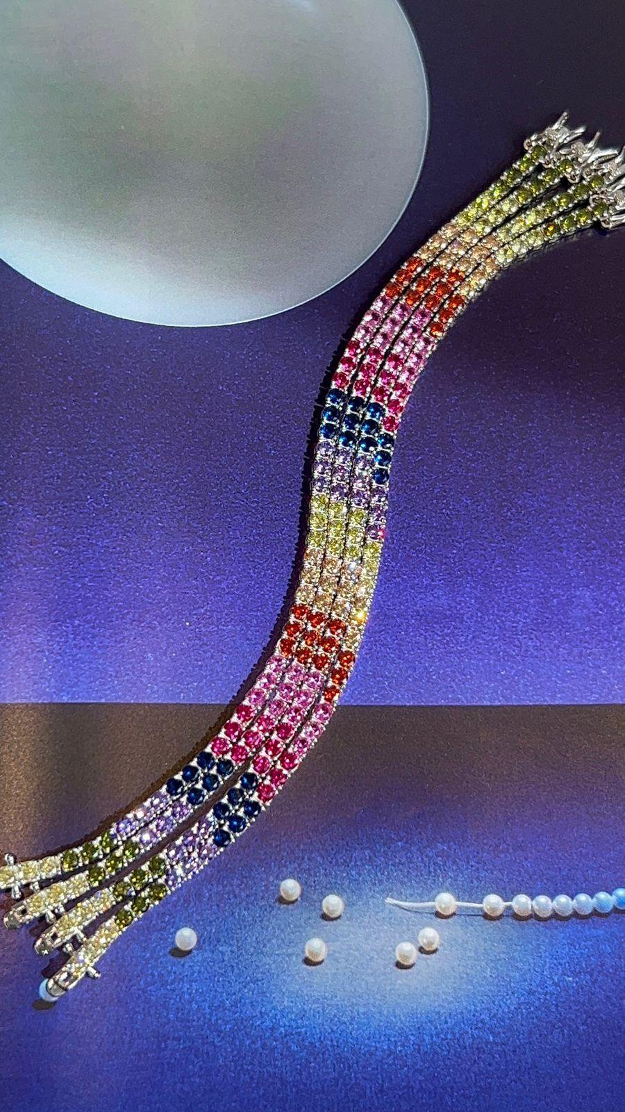 Pulseira Riviera Rainbow Prata 925