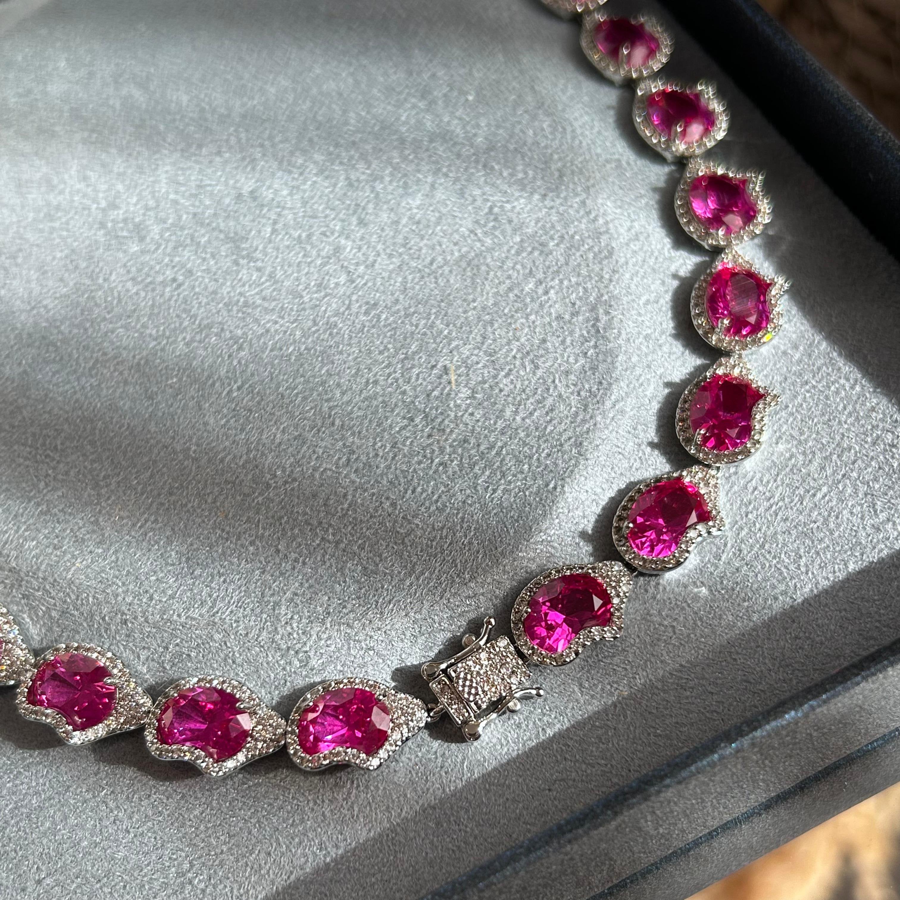 Conjunto Orgânico Safira Rosa