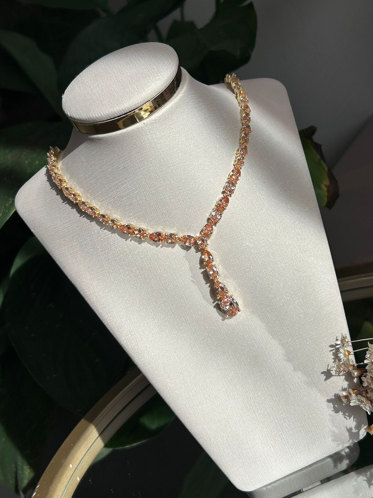 Colar Luxo Champagne