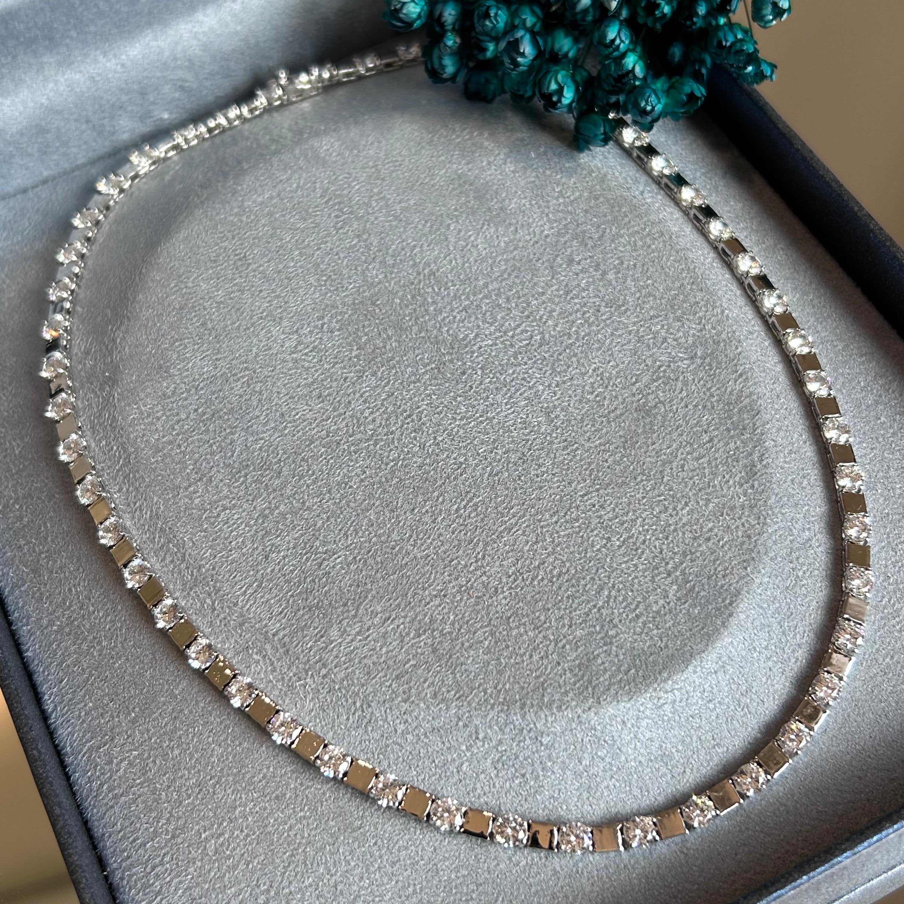 Riviera Block Mesclada Prateada