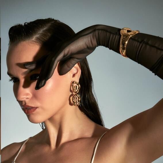 Brinco 2 em 1 Curvo Cravação Zircônia