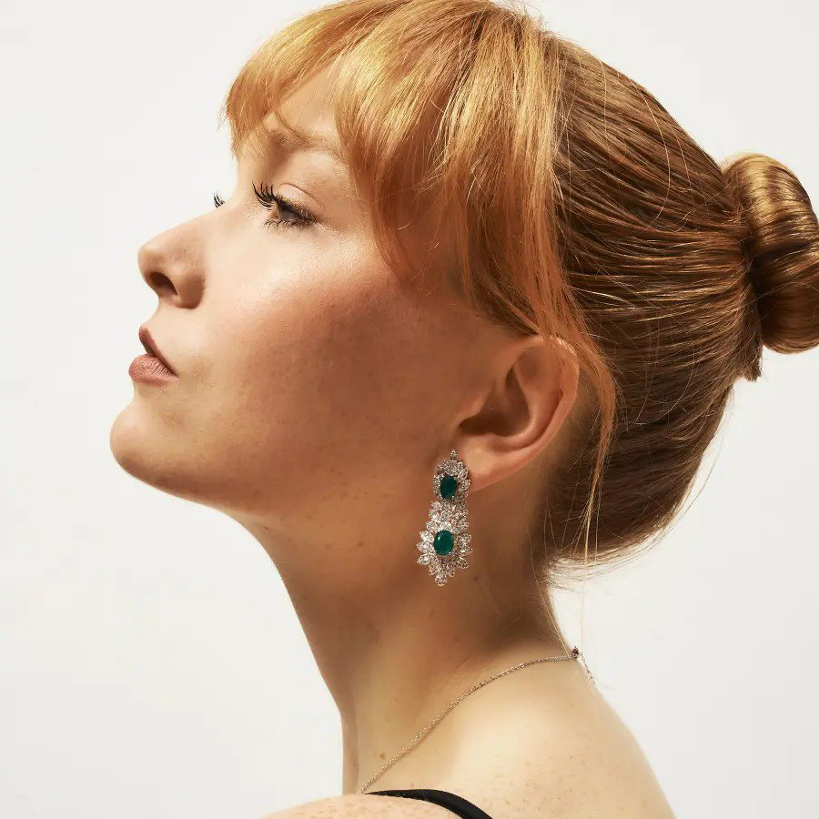 Brinco Lucy Verde Esmeralda