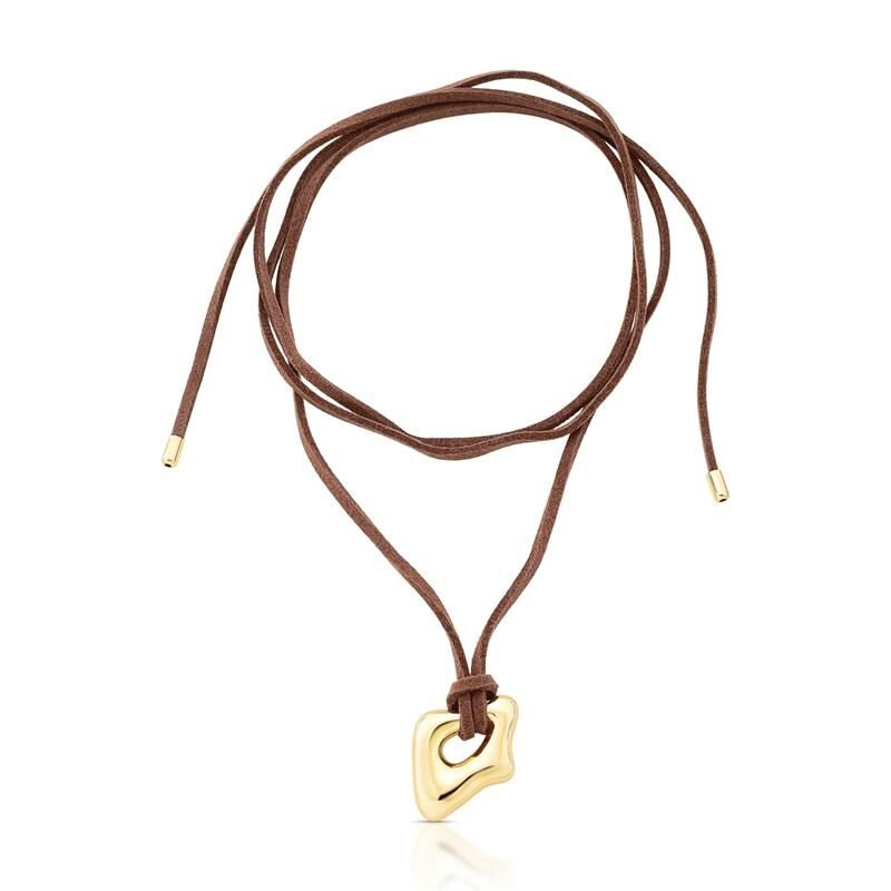 Colar Courinho Pingente Dourado