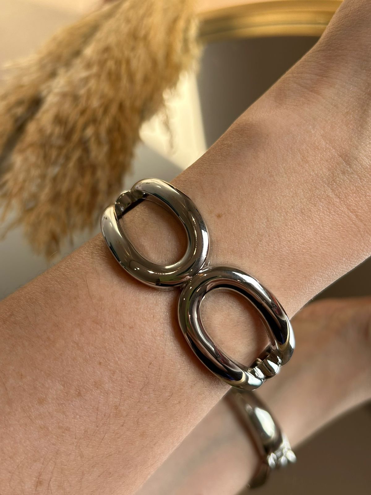 Bracelete Vasado Prateado