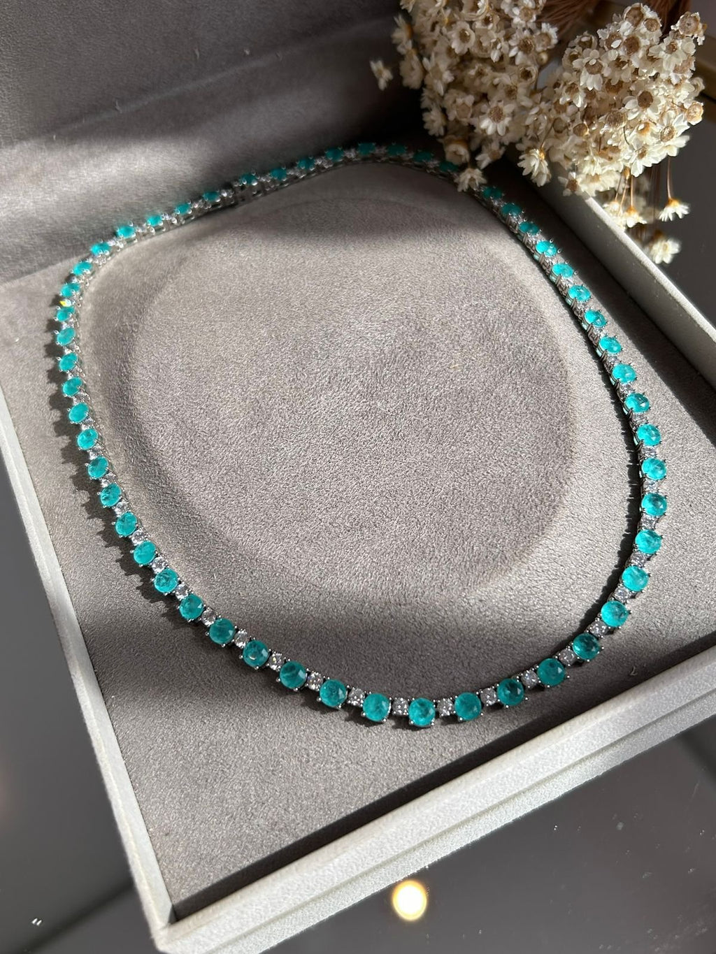 Colar Riviera Mescla Turmalina