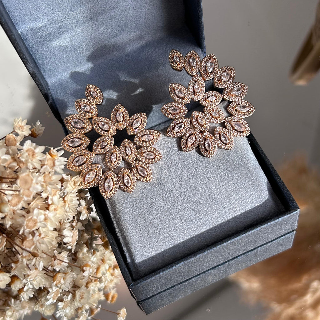 Brinco 2 em 1 Caracol Dourado