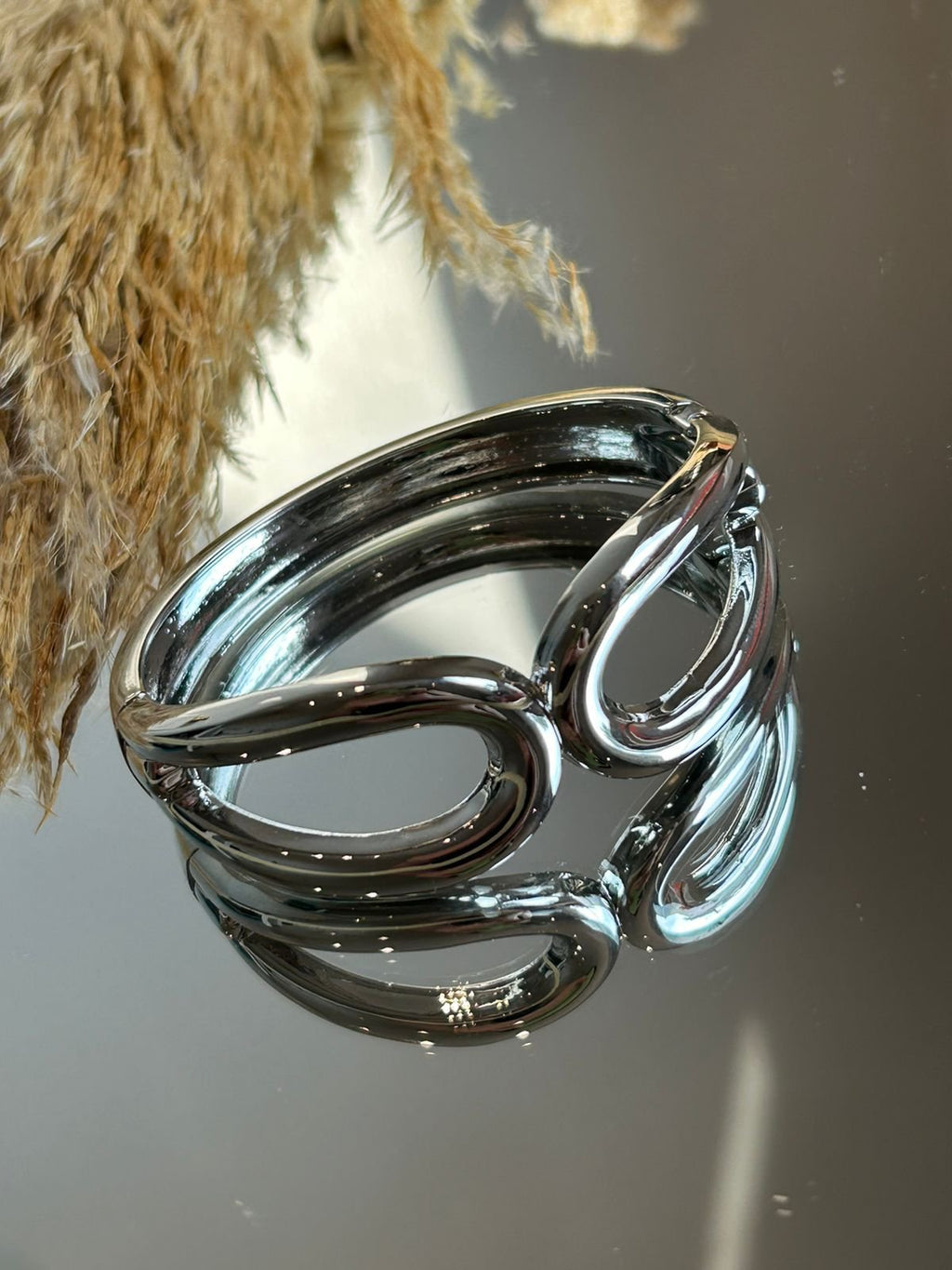 Bracelete Vasado Prateado