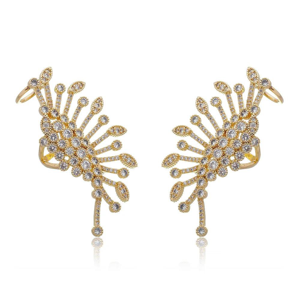 EarCuff Raios Cravejados