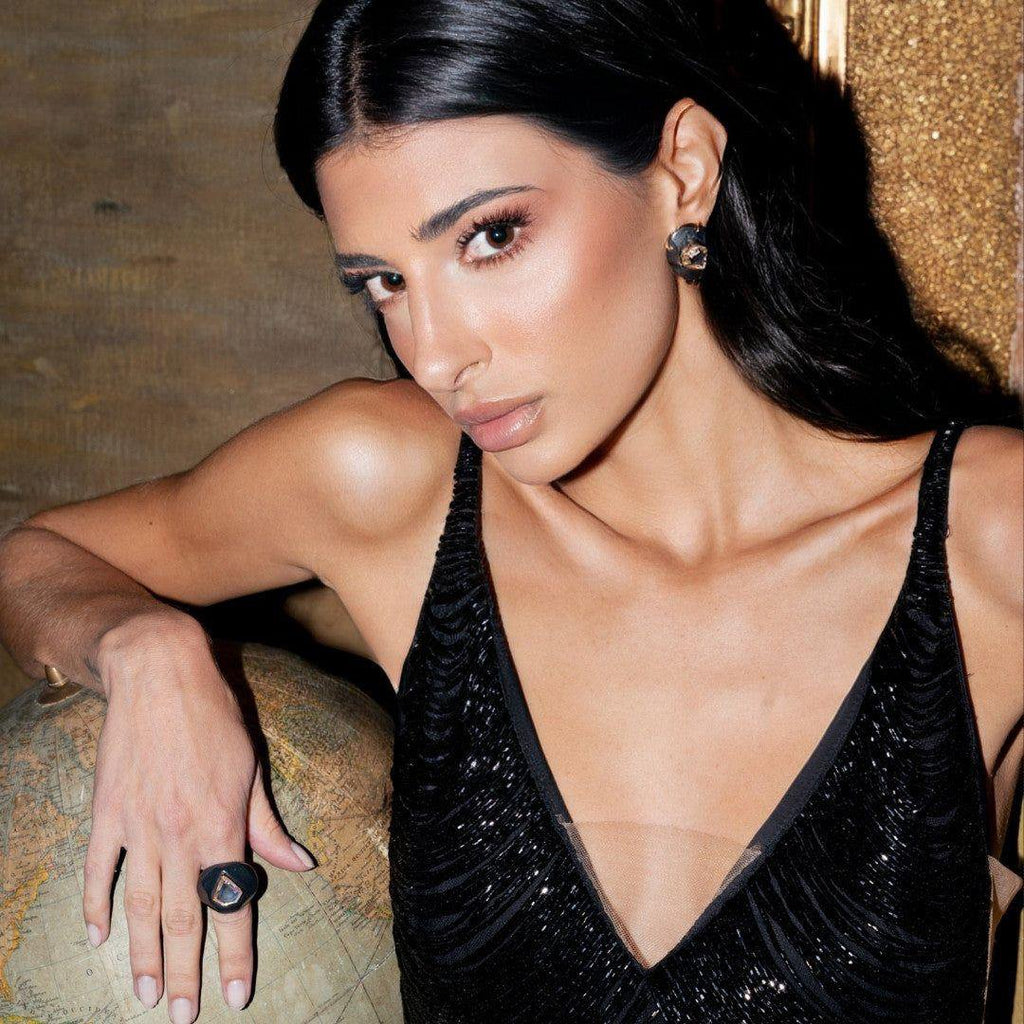 Brinco Diamante Negro