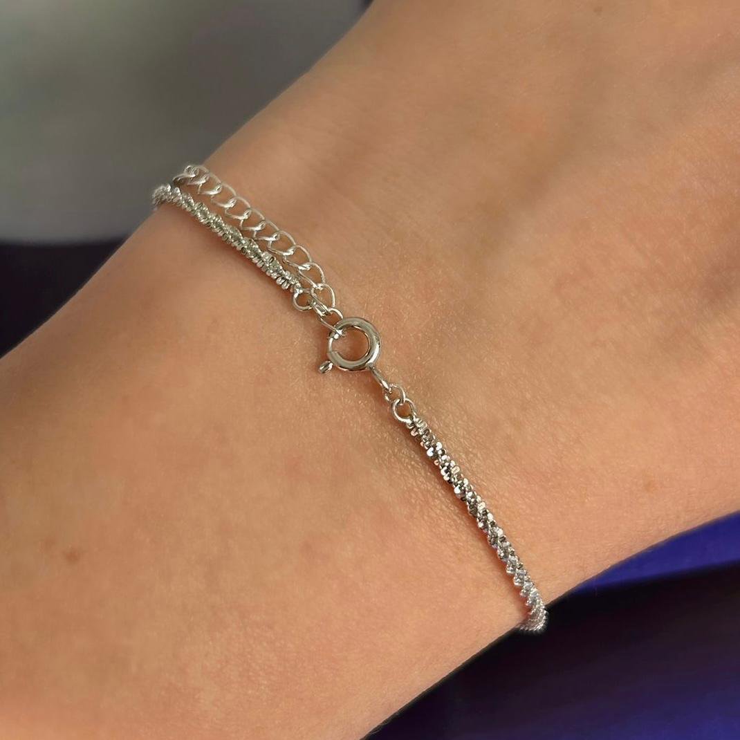 Pulseira Torcida Prata 925