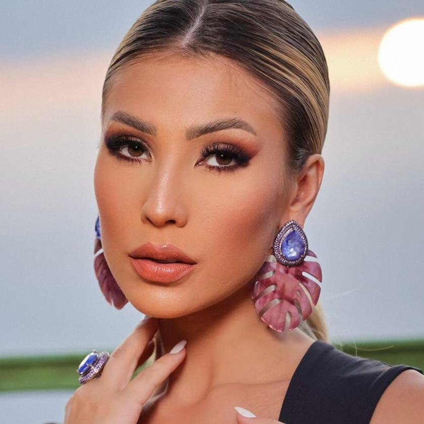 Brinco 2 em 1 Costela de Adão Tanzanita