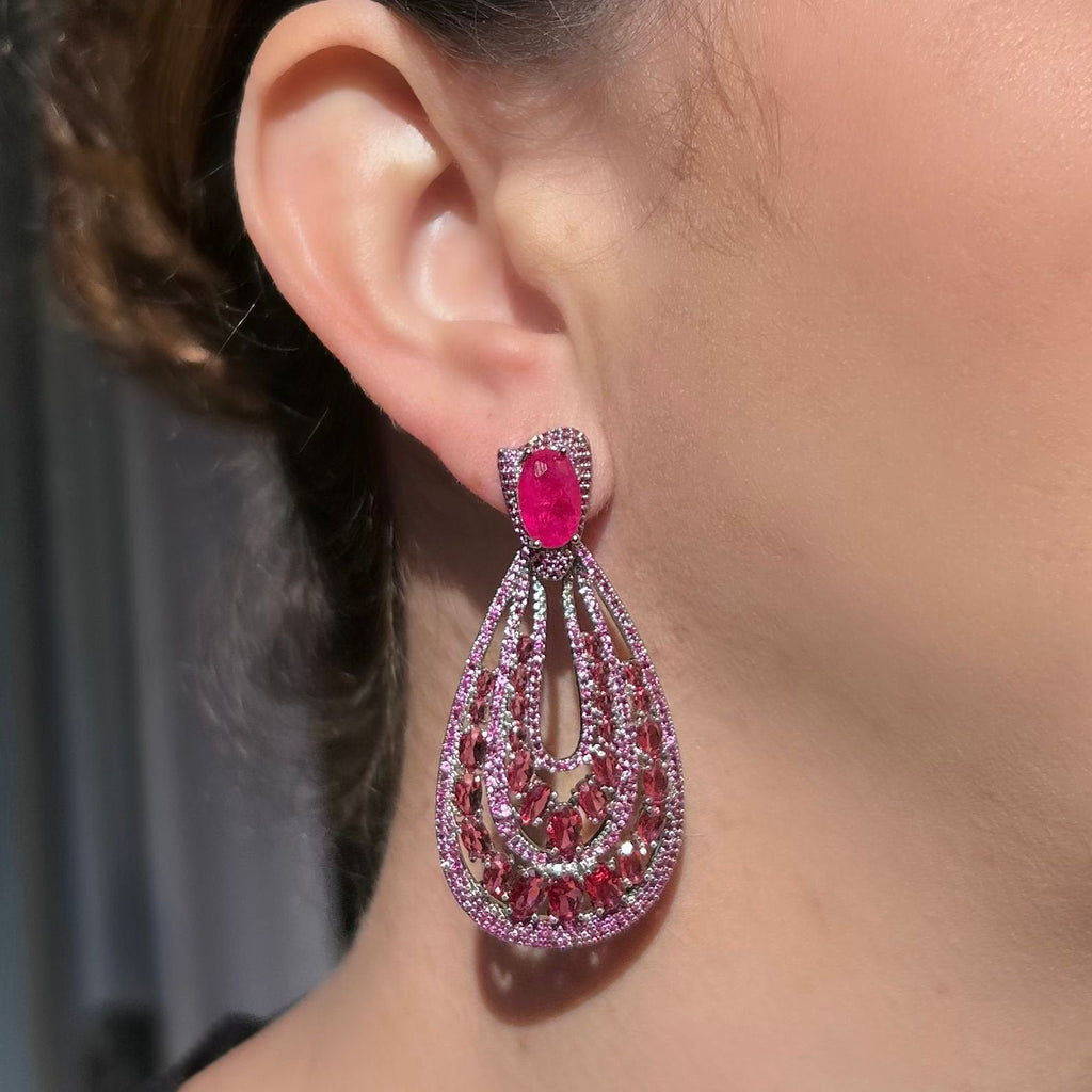 Brinco Fernanda Pink