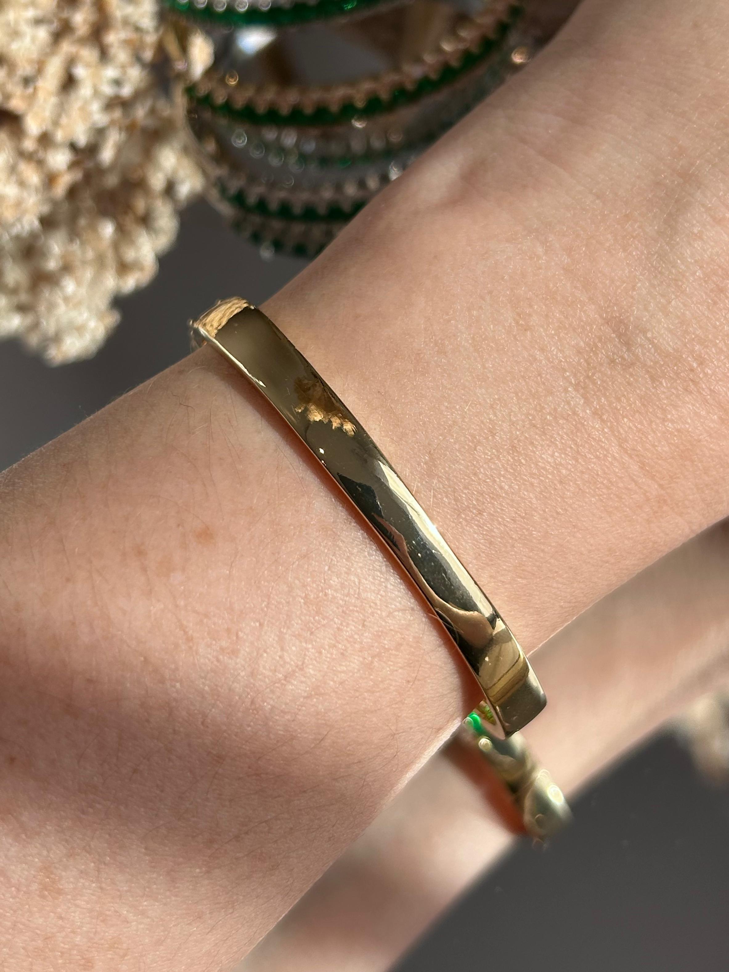 Bracelete Baguetado Verde Esmeralda