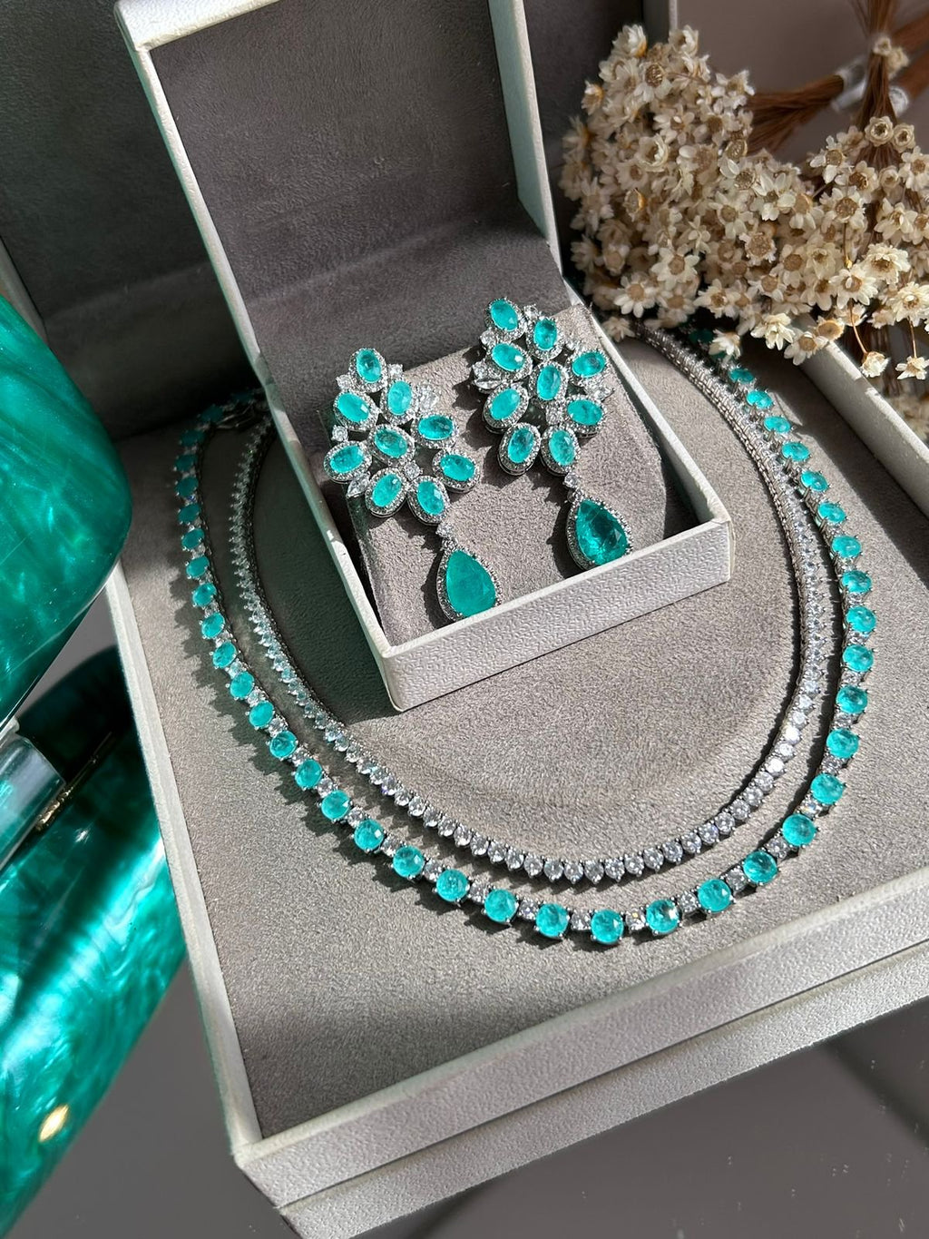 Colar Riviera Mescla Turmalina