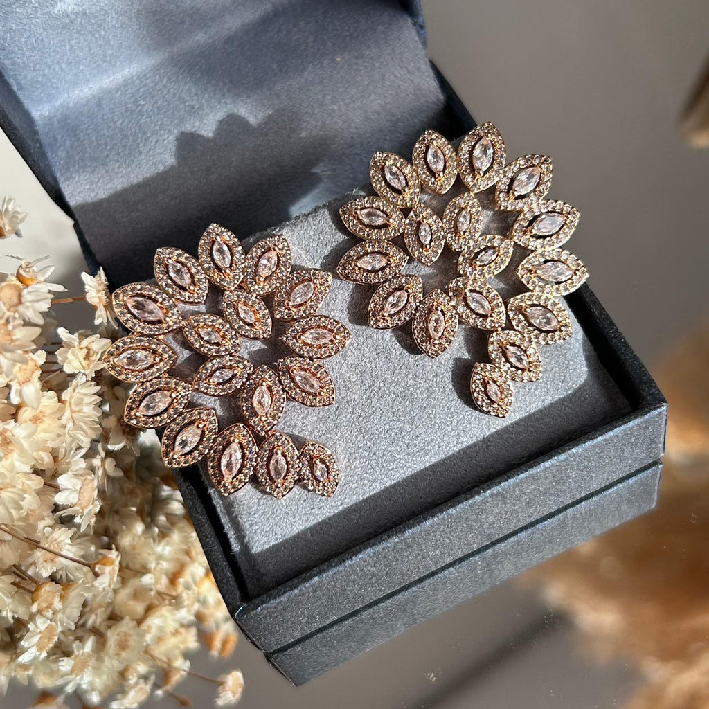 Brinco 2 em 1 Caracol Dourado