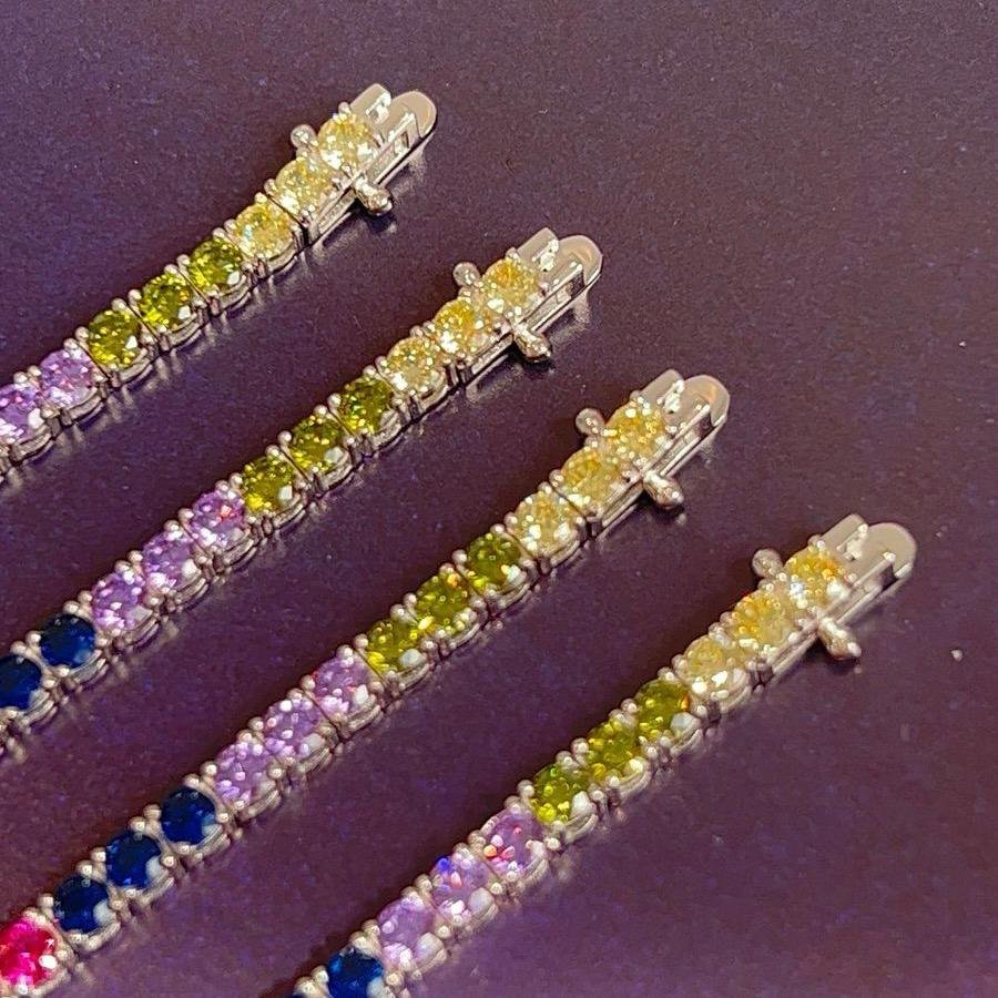 Pulseira Riviera Rainbow Prata 925