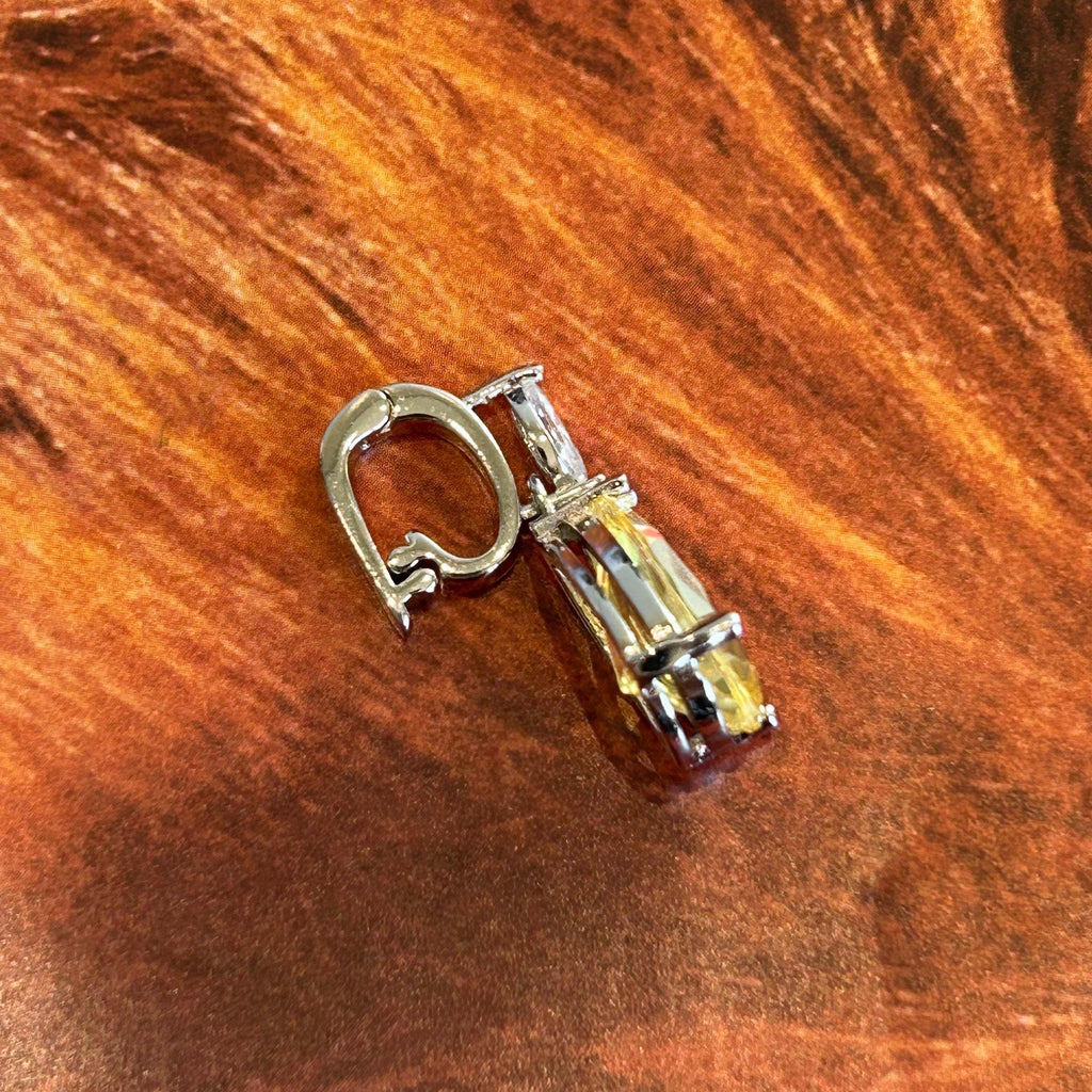 Pingente Gota Fancy Yellow