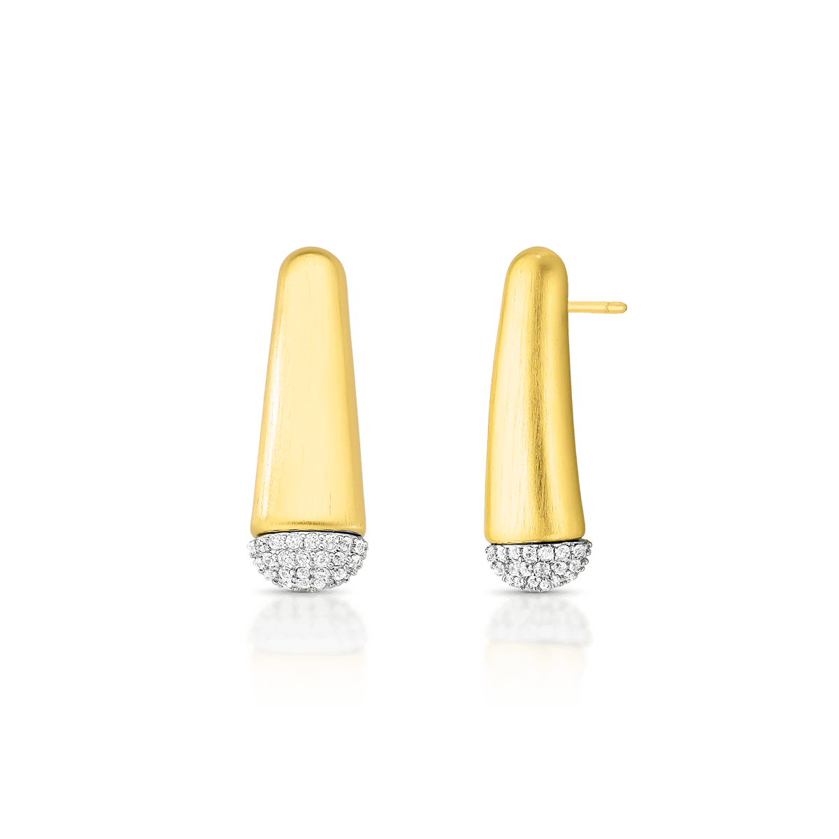 Brinco Palito Ouro Acetinado