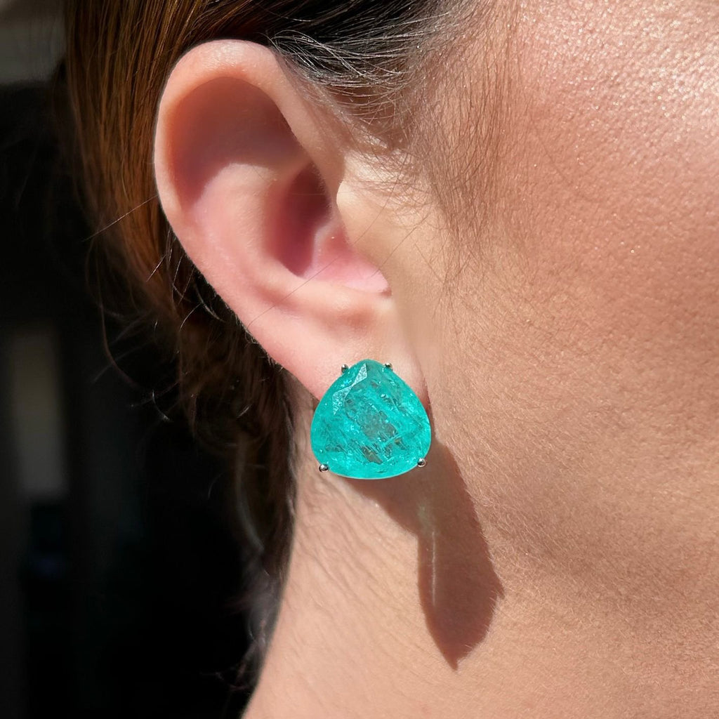 Brinco Maxi Gota Turmalina