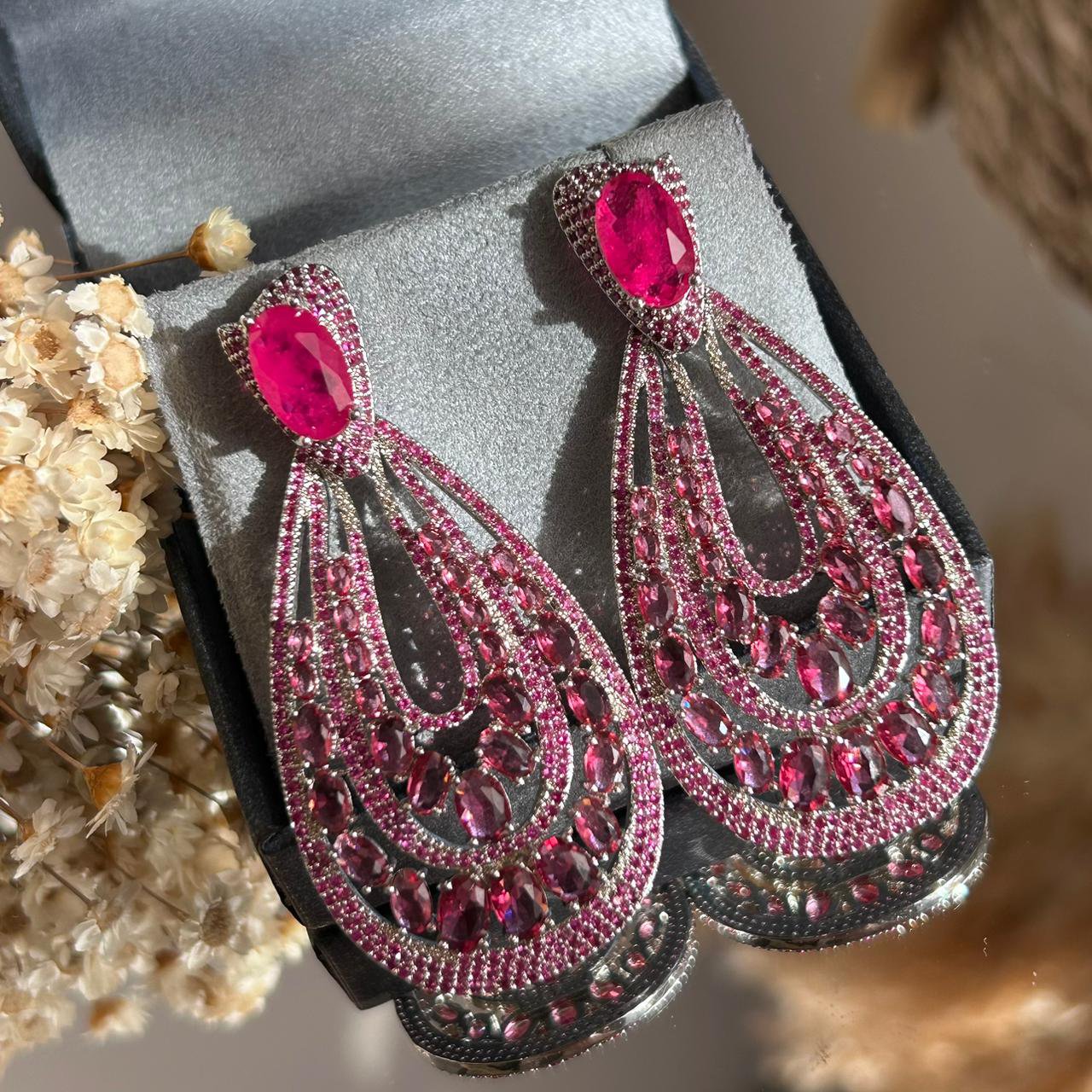 Brinco Fernanda Pink